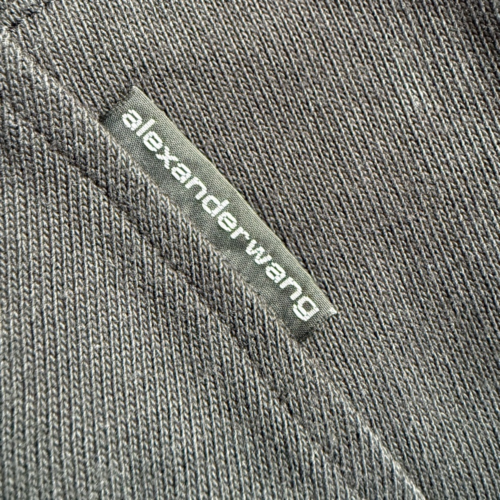 Alexander Wang Black Jersey Cotton Mini Skirt Casual Size S - Picture 3 of 5